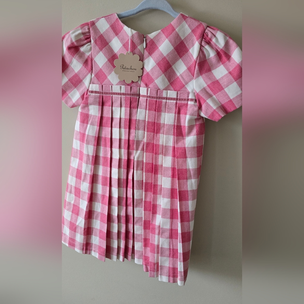 Patachou Check Girls Dress - Picture 2 of 3
